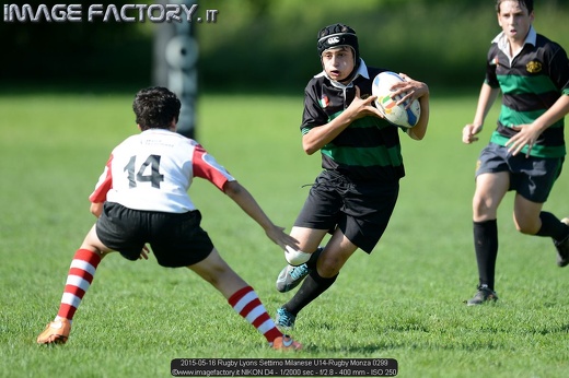 2015-05-16 Rugby Lyons Settimo Milanese U14-Rugby Monza 0299
